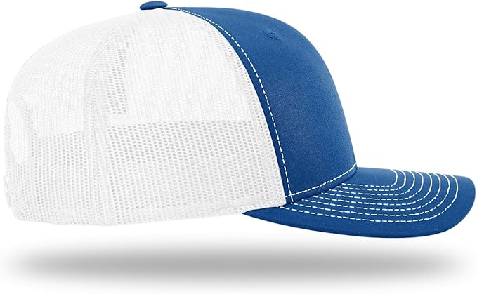 Snapback Hat - Royal/White