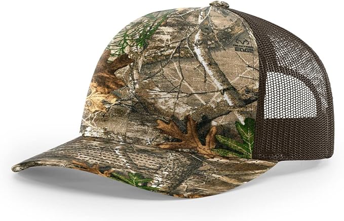 Snapback Hat - Edge Camo/Brown