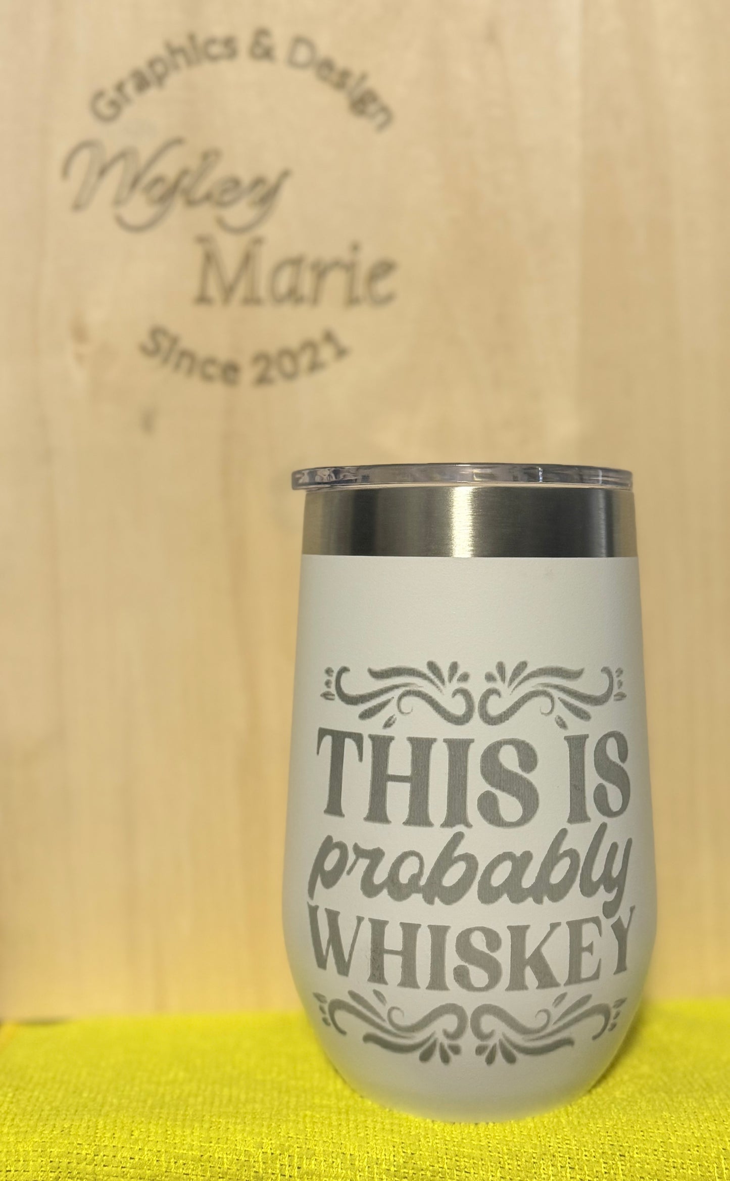 12 oz “This Is Probably Whiskey” Polar Tumbler – For the Mysterious Sipper