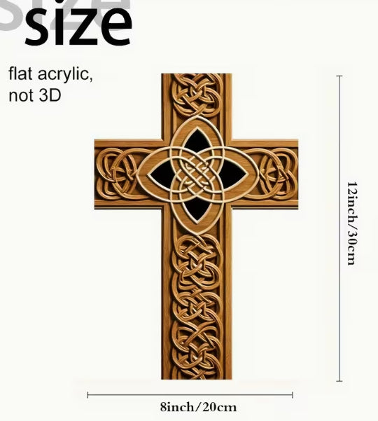 Celtic Knot Cross Wall Art
