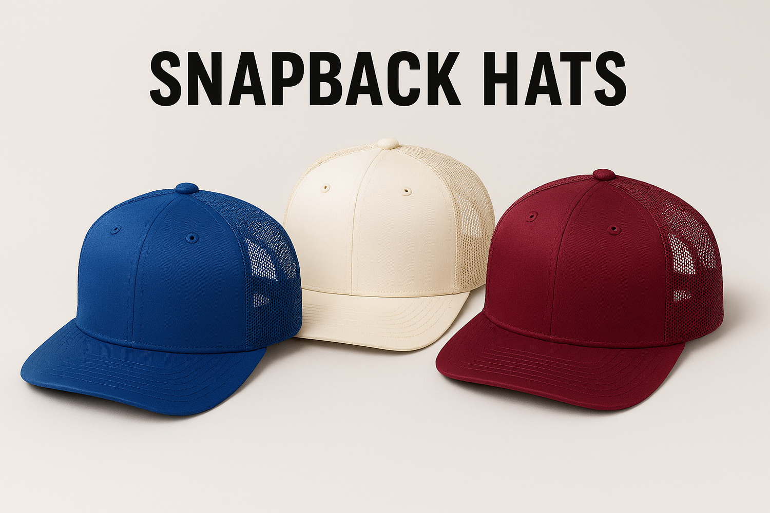 SnapBack hats and caps