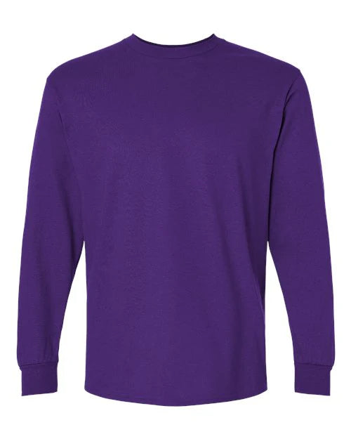 Gildan G240 Adult Ultra Cotton Long-Sleeve T-Shirt - With Free Design or Logo of your choice