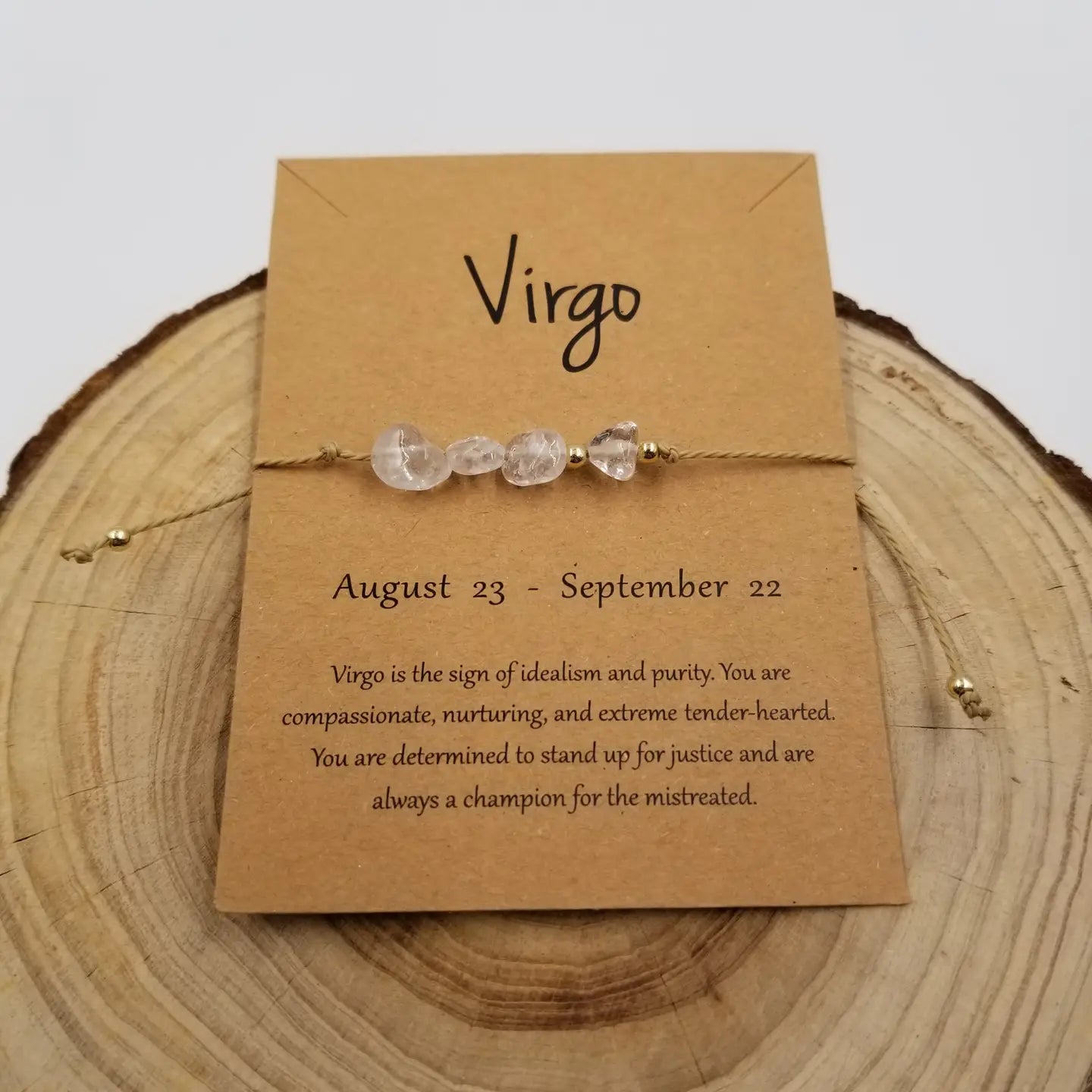 Natural Stone Handwoven Constellation Bracelet with Card image 4