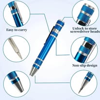 Pocket Screwdriver with Multiple Bits – Compact & Convenient
