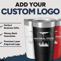 20 oz Stainless Steel Tumblers – Custom Logo Engraving Available