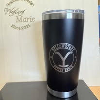 20 oz Stainless Steel Tumbler – Yellowstone Design