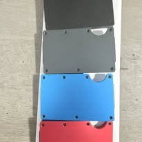 Customizable Aluminum Wallet with Money Clip