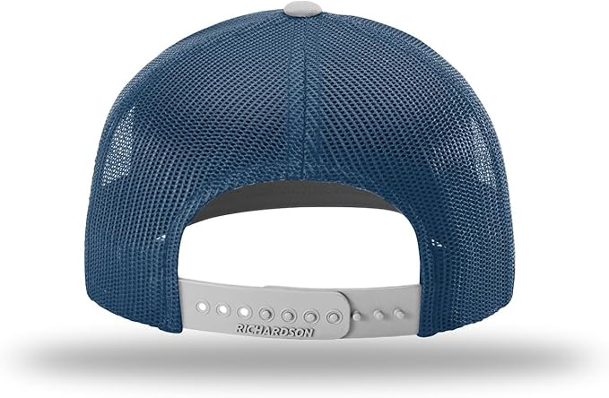 Snapback Hat - Light Blue/Light Grey