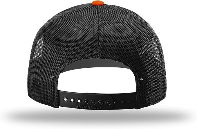 Snapback Hat - Orange/Black