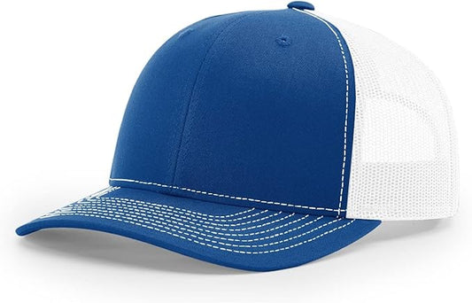 Snapback Hat - Royal/White