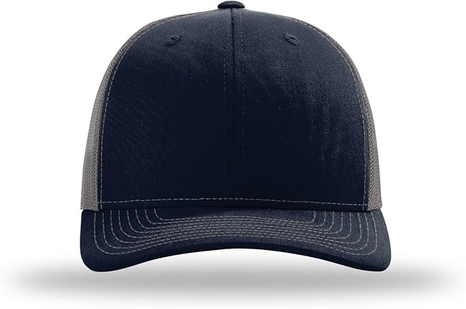 Snapback Hat - Navy/Charcoal