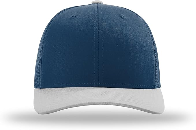 Snapback Hat - Light Blue/Light Grey