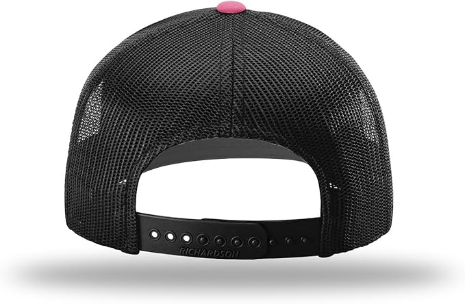 Snapback Hat - Hot Pink / Black