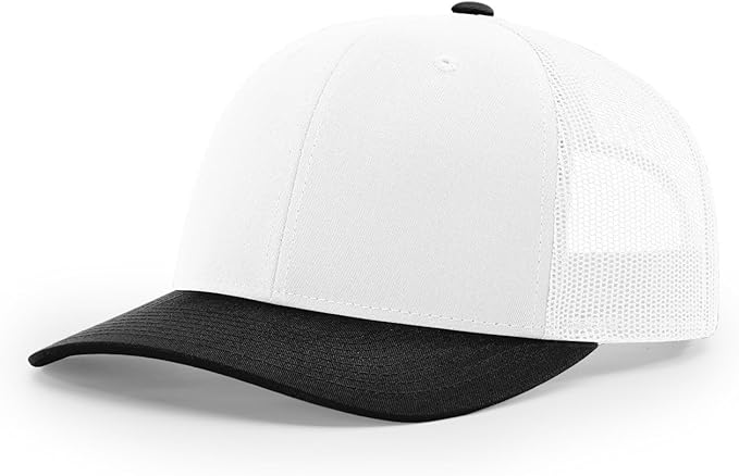 Snapback Hat - White/Black