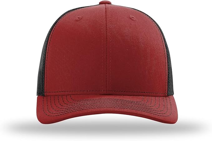 Snapback Hat - Cardinal/Black
