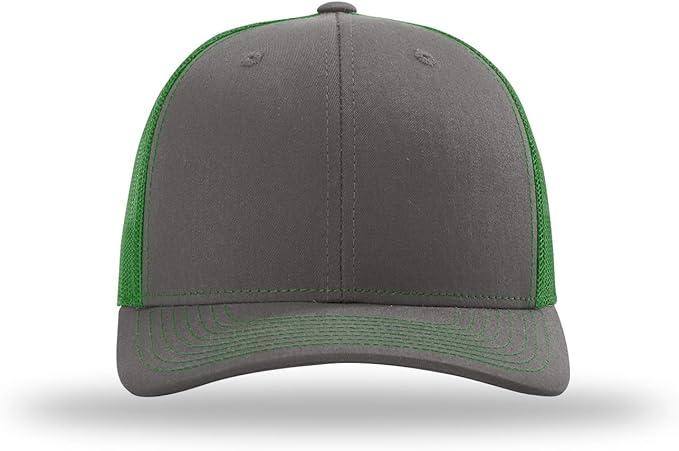 Snapback Hat Charcoal/Kelly Green