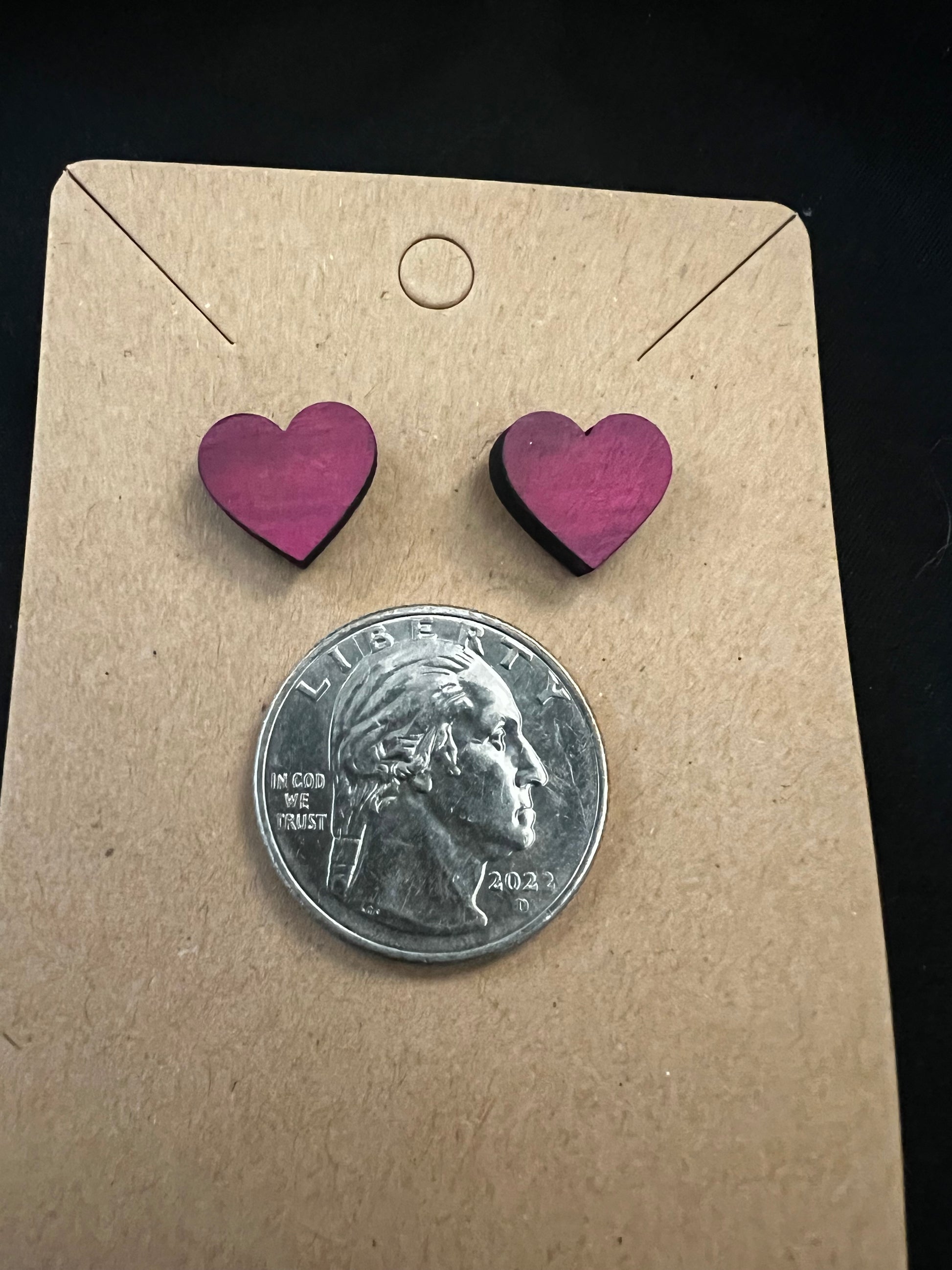 Heart Stud Earings image 0