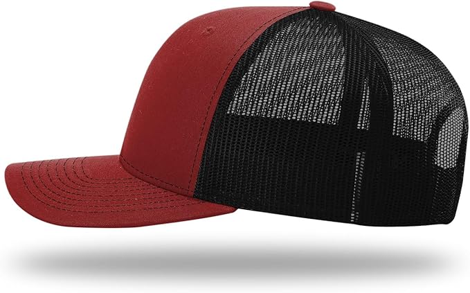 Snapback Hat - Cardinal/Black