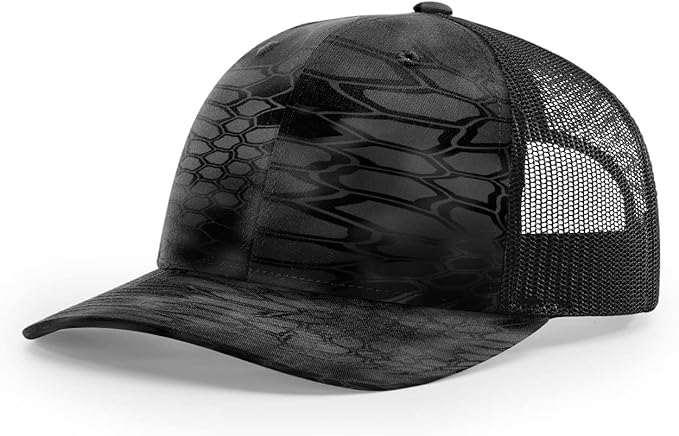 Snapback Hat - Kryptek Typhon/Black
