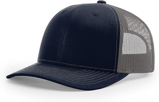 Snapback Hat - Navy/Charcoal