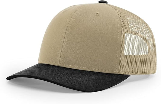 Snapback Hat - Khaki/Black