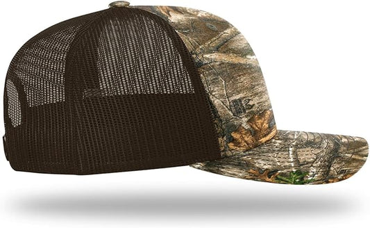 Snapback Hat - Edge Camo/Brown