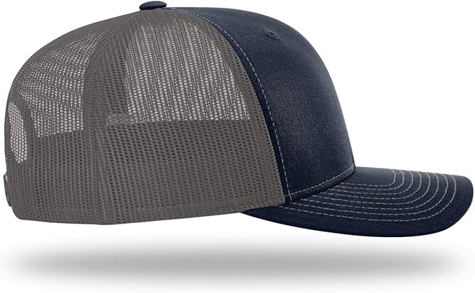 Snapback Hat - Navy/Charcoal