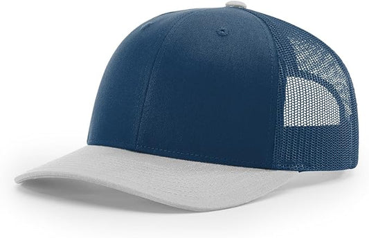 Snapback Hat - Light Blue/Light Grey