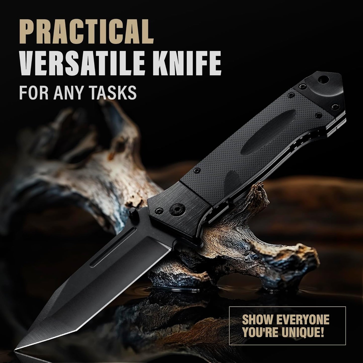 “The Pocket Rocket” Spring‑Assisted Knife - Free Engraving