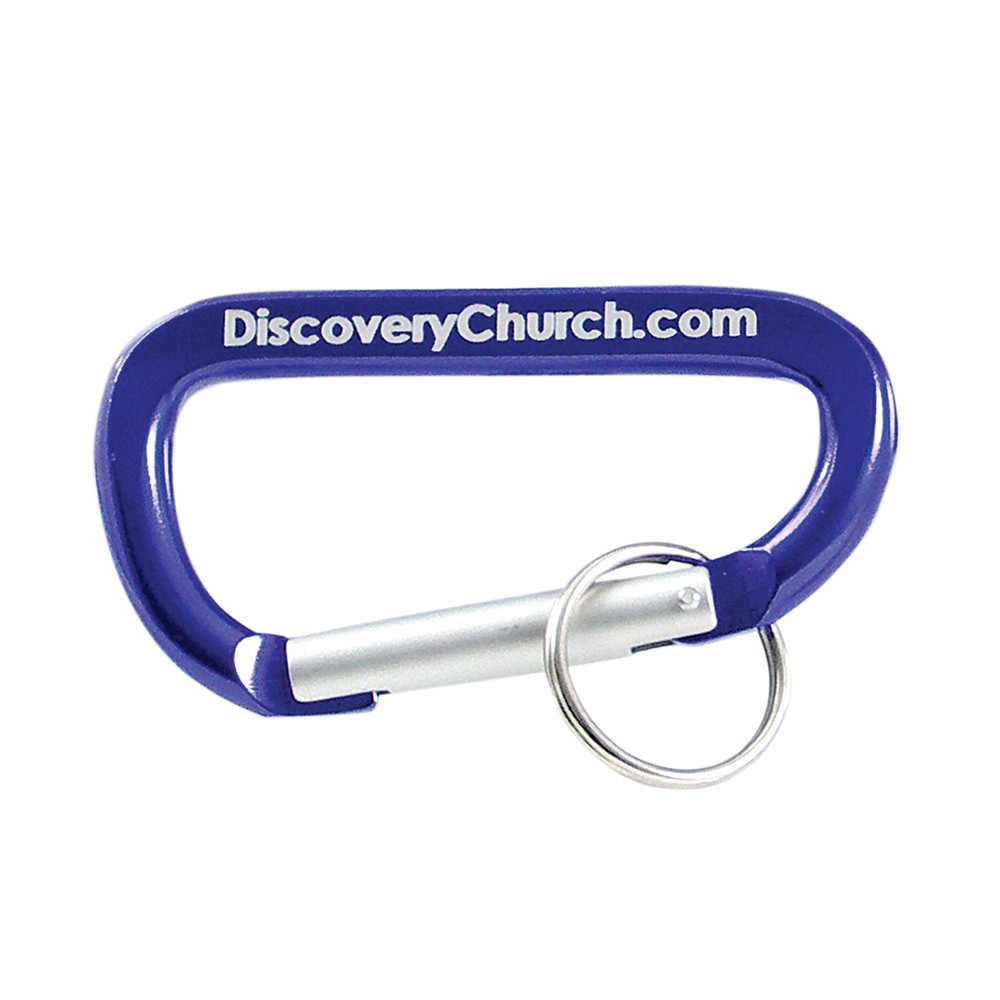 Aluminum Carabiner Key Ring image 1