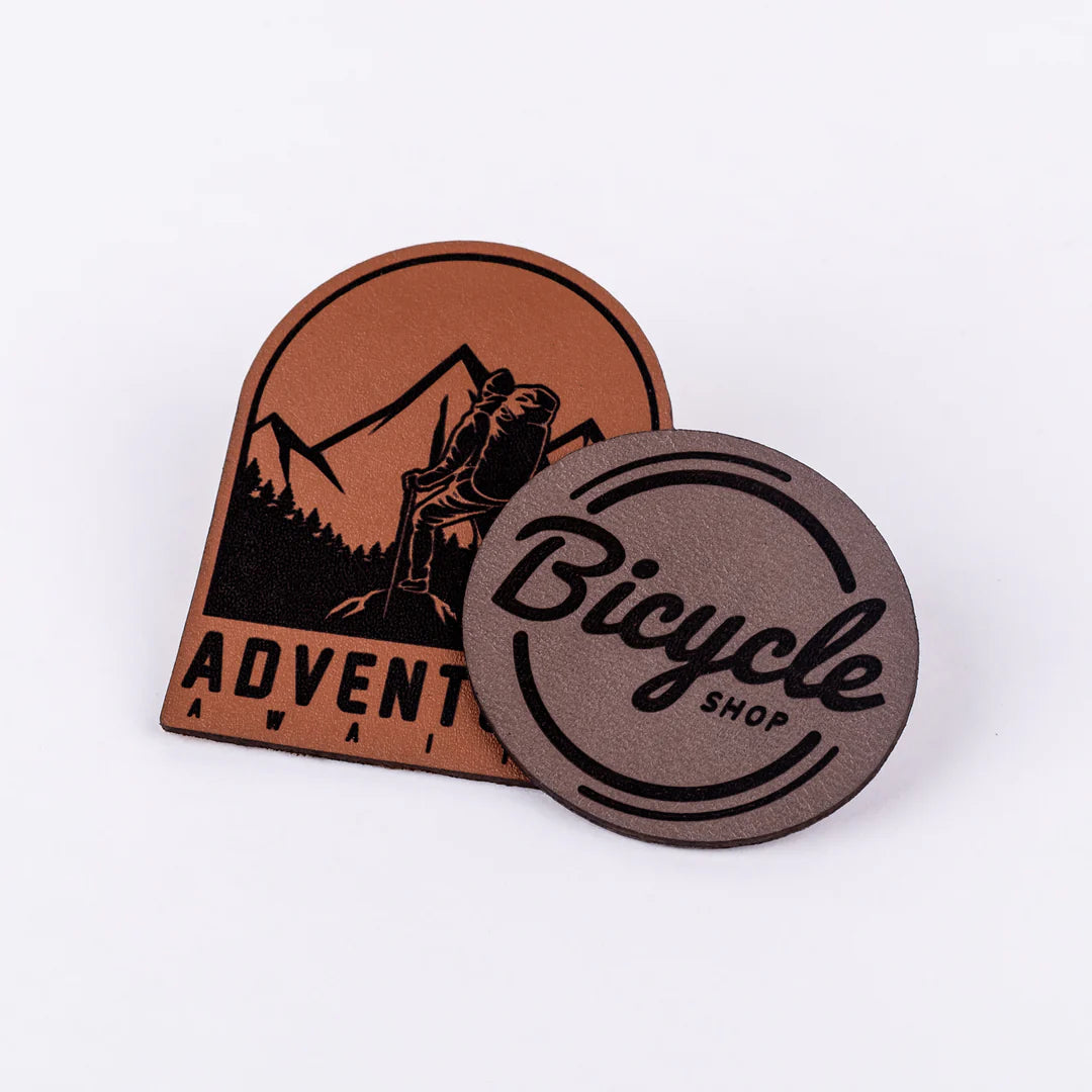 Design Your Own Genuine Leather Patches (One Order includes 10 Patches)