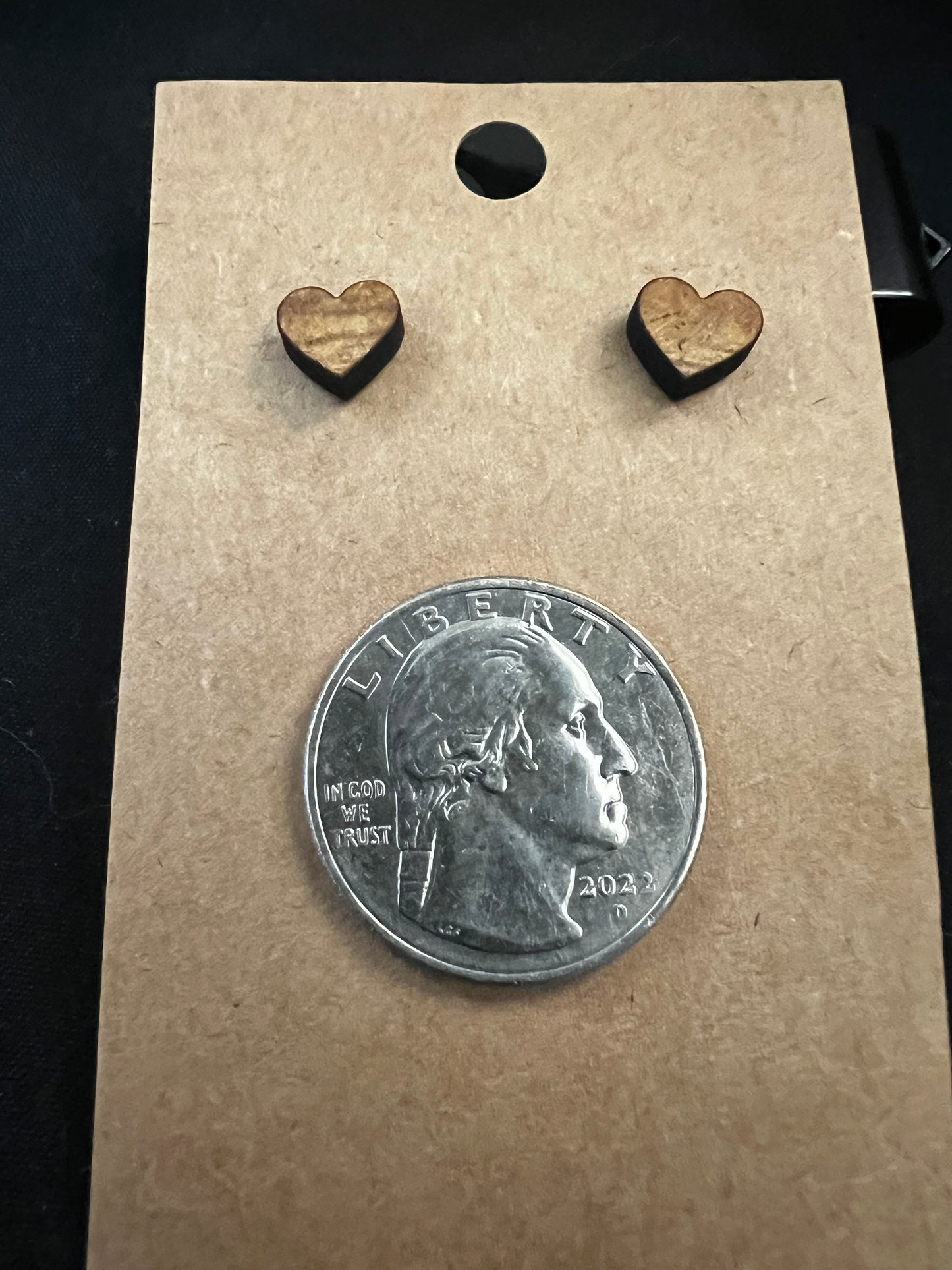 Heart Stud Earings image 2