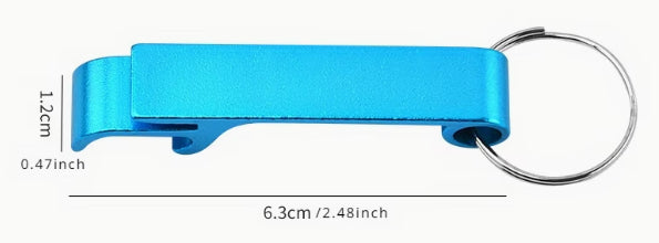 Aluminum Bottle Opener Keychain