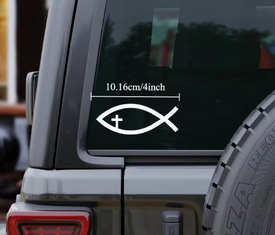 Christian Ichthys Fish Vinyl Decal