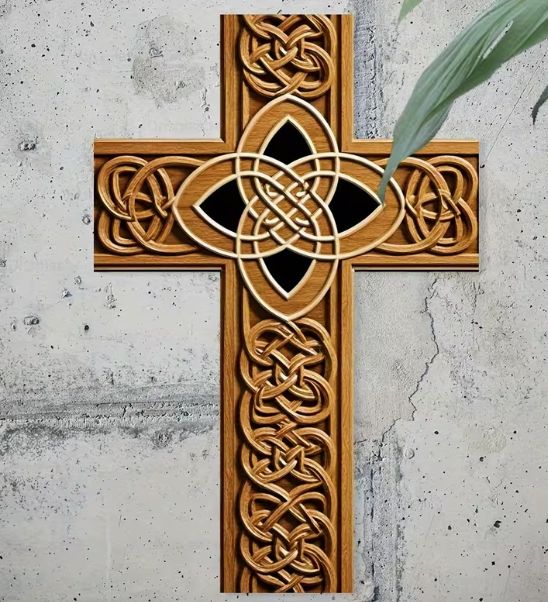 Celtic Knot Cross Wall Art