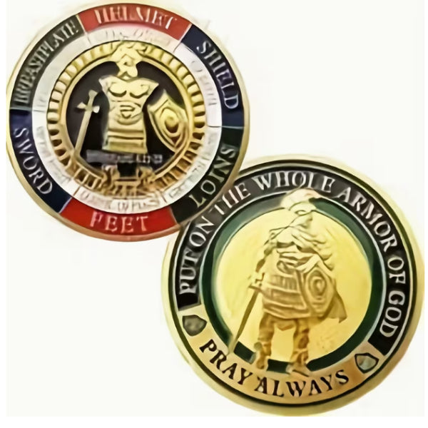 Armor of God Challenge Coin