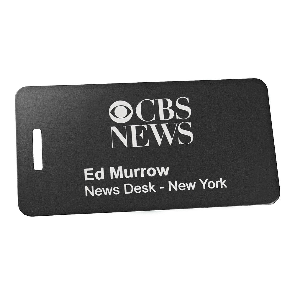 Anodized Luggage Tag  2" x 3-7/8" image 1