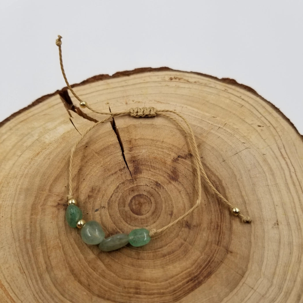 Natural Stone Handwoven Constellation Bracelet with Card image 1