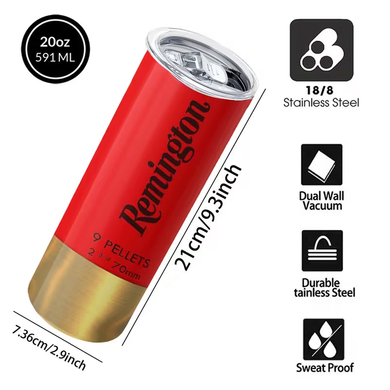 20oz Shotgun‑Shell Style Tumbler